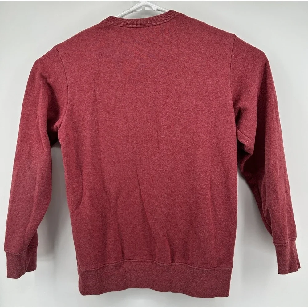 The‎ North Face Long Sleeve Crew Pullover Sweatshirt Red Men's Size Small